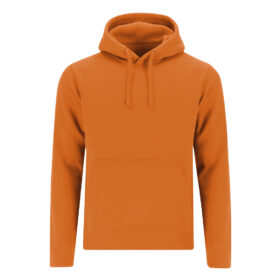 Unisex oranje hoodie met kangoeroezak - 280 g/m²