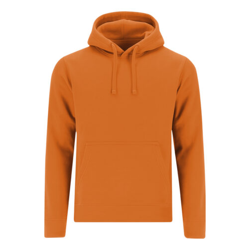 Unisex oranje hoodie met kangoeroezak - 280 g/m²