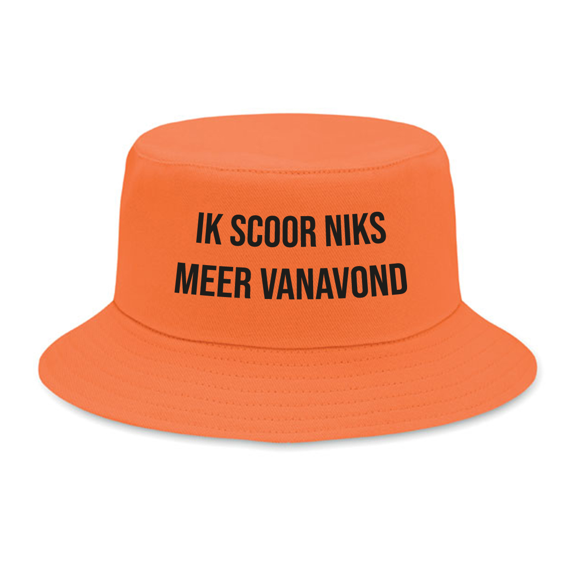 Oranje bucket | Ik scoor niks meer vanavond