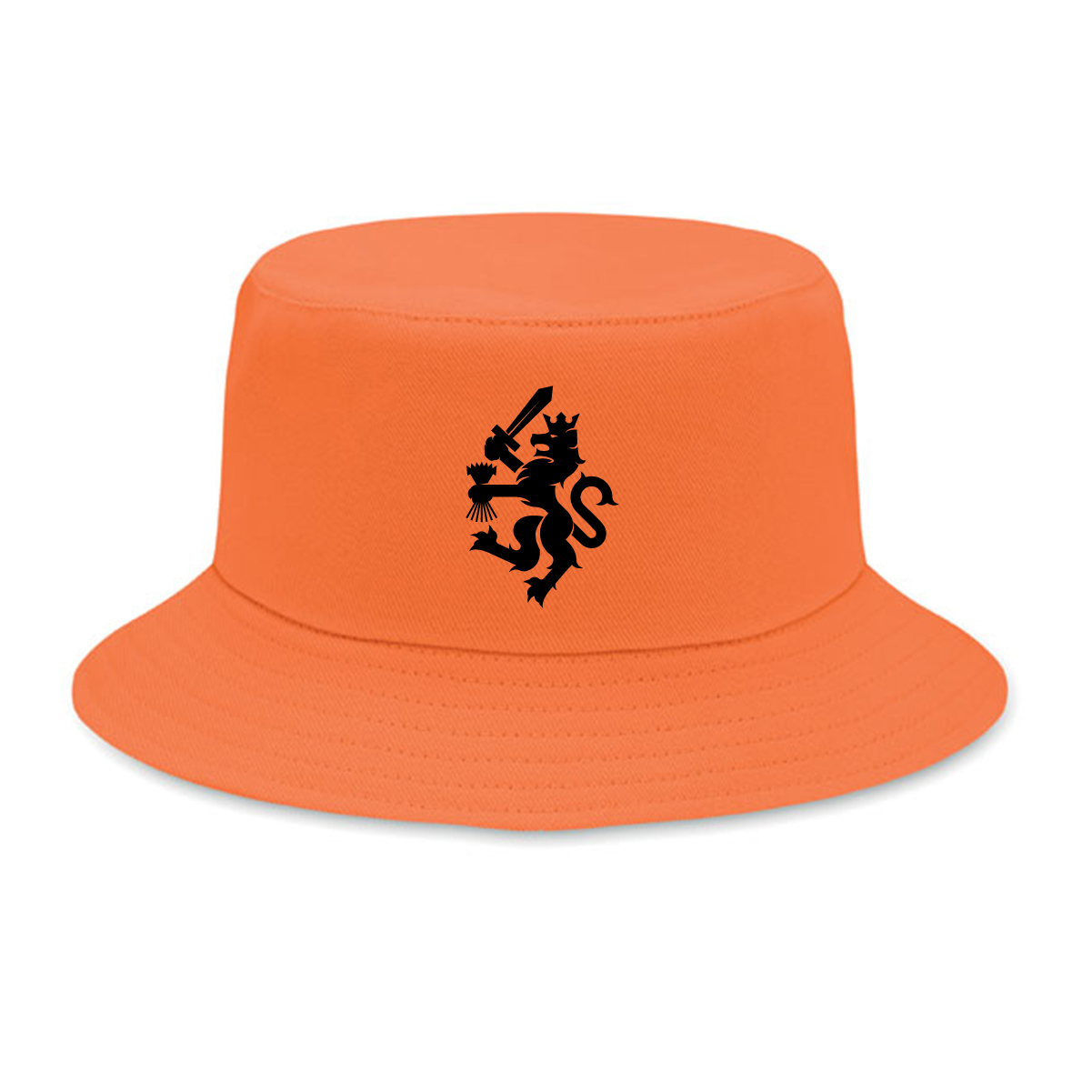 Bucket hat oranje | vissershoedje | zonnehoedje - Leeuw