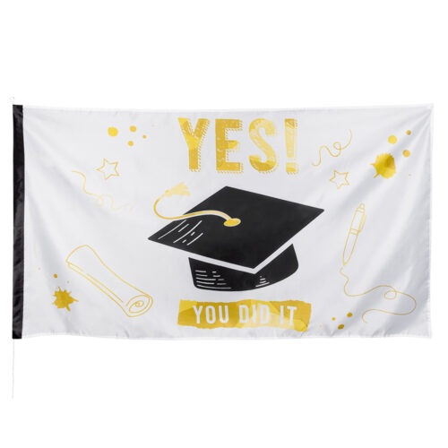 Geslaagd vlag Yes! You did it - Polyester - 90 x 150 cm