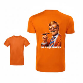 Unisex oranje T-shirt - Oranje Boven