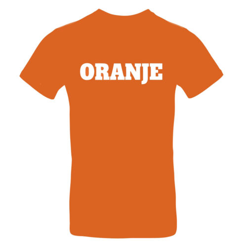 Unisex oranje T-shirt - Oranje