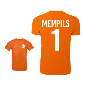 Unisex oranje T-shirt - Mempils