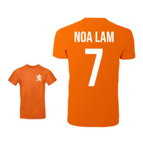 Unisex oranje T-shirt - Noa Lam