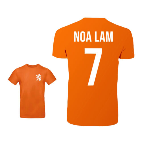 Unisex oranje T-shirt - Noa Lam