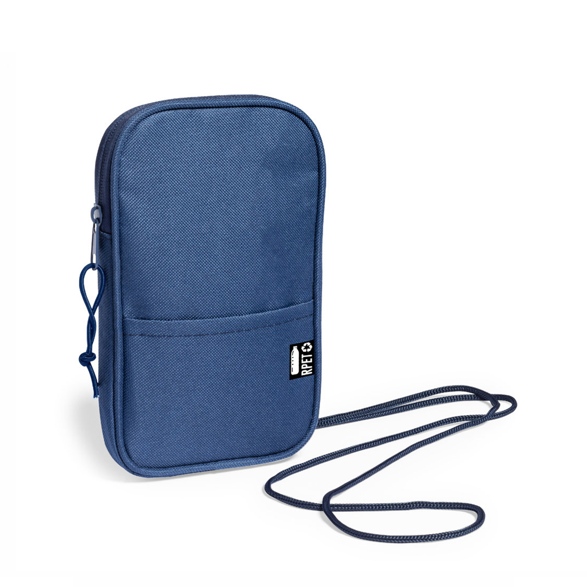 Telefoontasje RPET polyester donkerblauw - Afbeelding 4