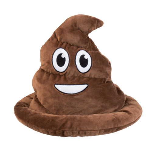 Hoed drol - Shithead - Bruin - 59 cm