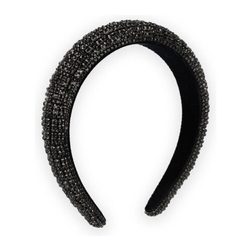 Haarband met Strass Steentjes - Haaraccessoire - Zwart
