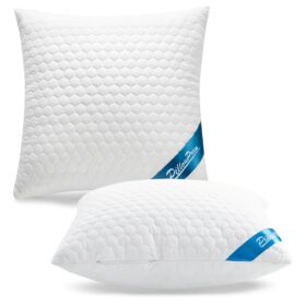 Antiallergisch Hoofdkussen – Verstelbaar & Ademend – Hotelkwaliteit - Microvezel met Siliconen Vulling - 70x80 cm