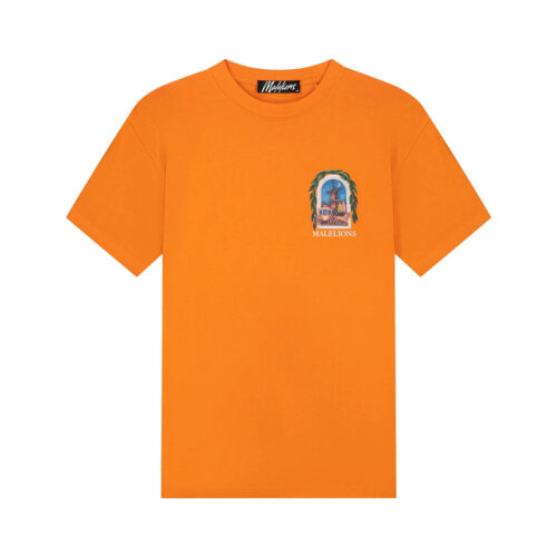 Malelions Men Dokkum T-Shirt - Oranje