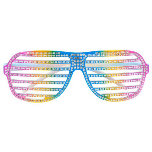 Shutterbril regenboog - Partybril piloot