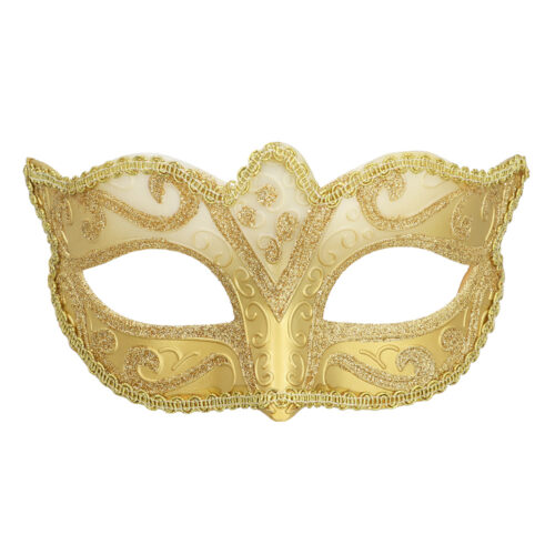Masker Venice - Oogmasker met lintsluiting - Goud