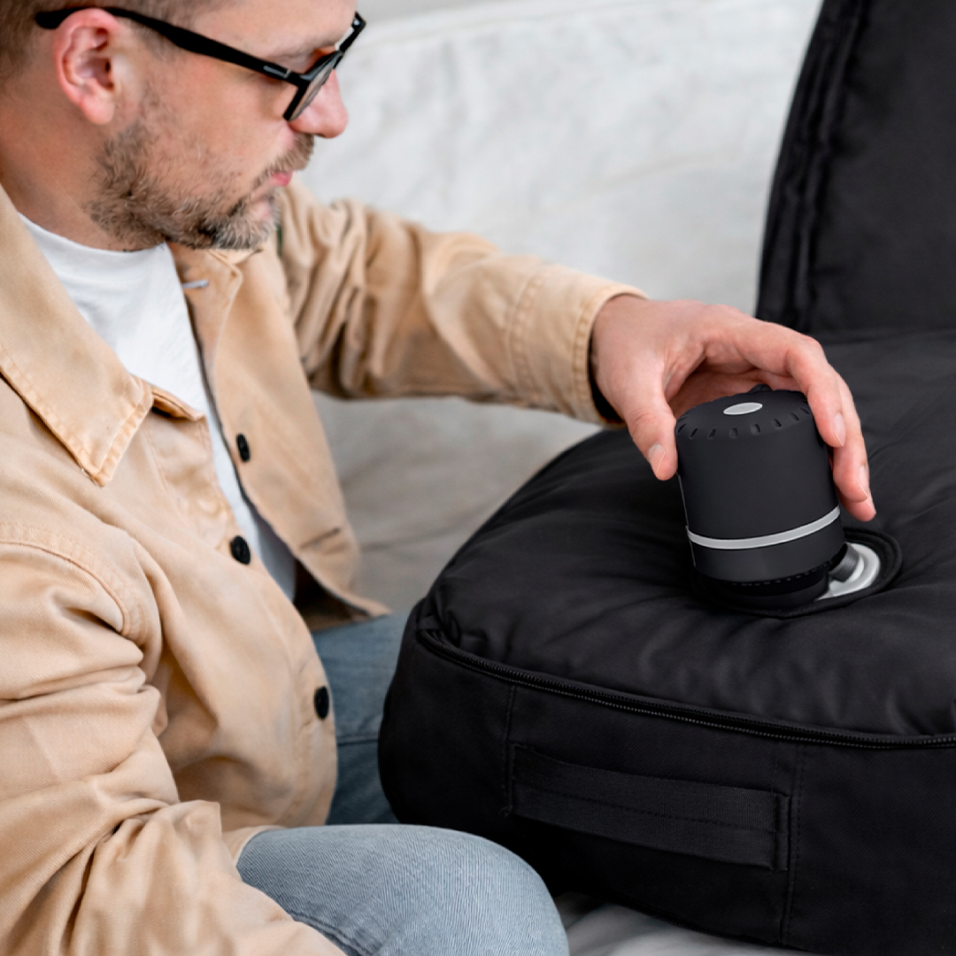 Vacuümrugzak Nylon - Met 35W pomp - Voor handbagage vliegtuig - Zwart - Afbeelding 12