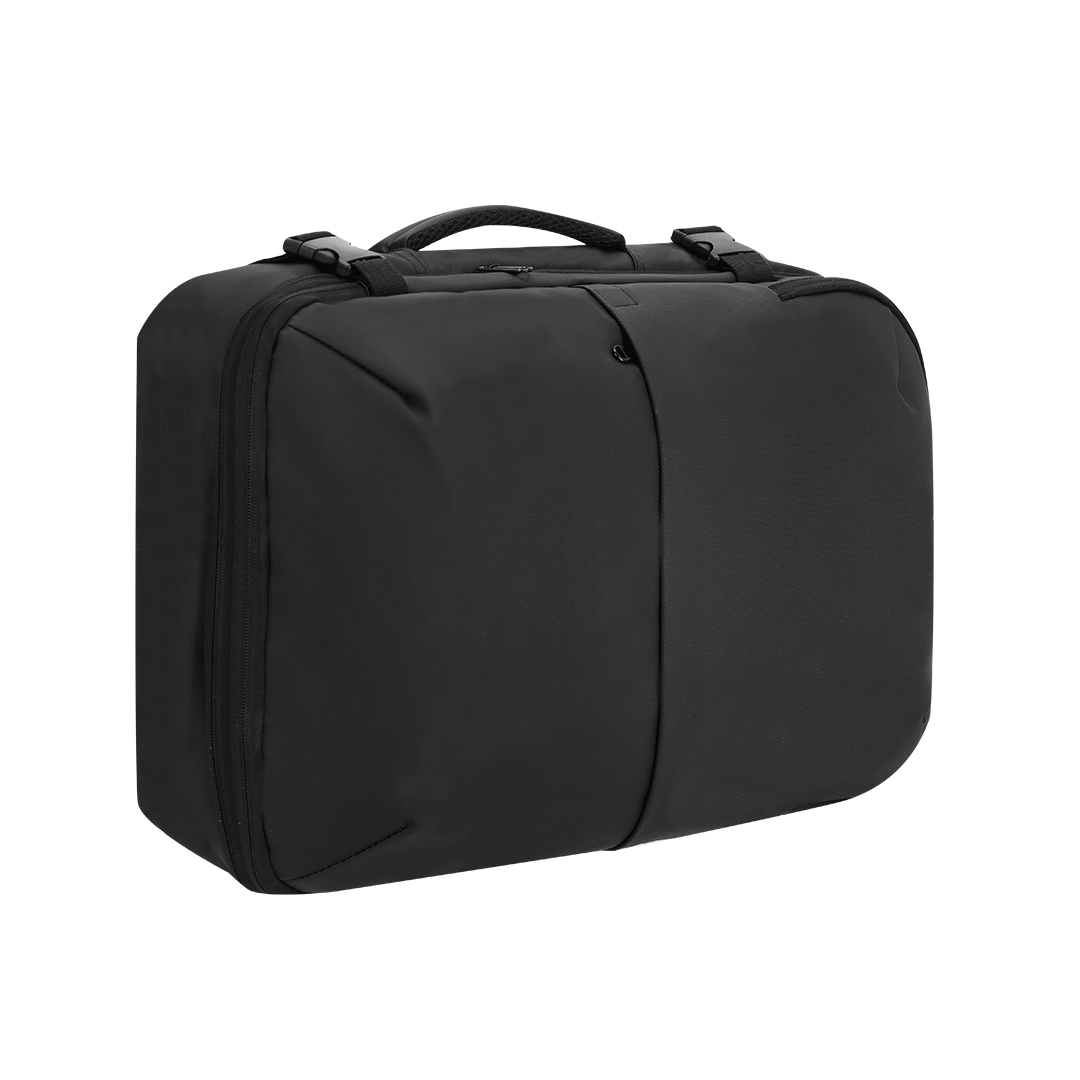 Vacuum rugzak - Voor handbagage vliegtuig - Met pomp - PU - Zwart - Afbeelding 8