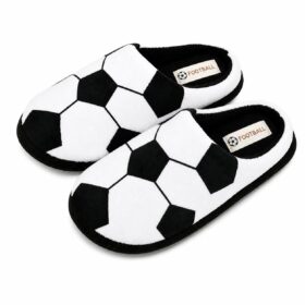 Voetbal Pantoffels EK/WK – Sloffen - Zwart/Wit