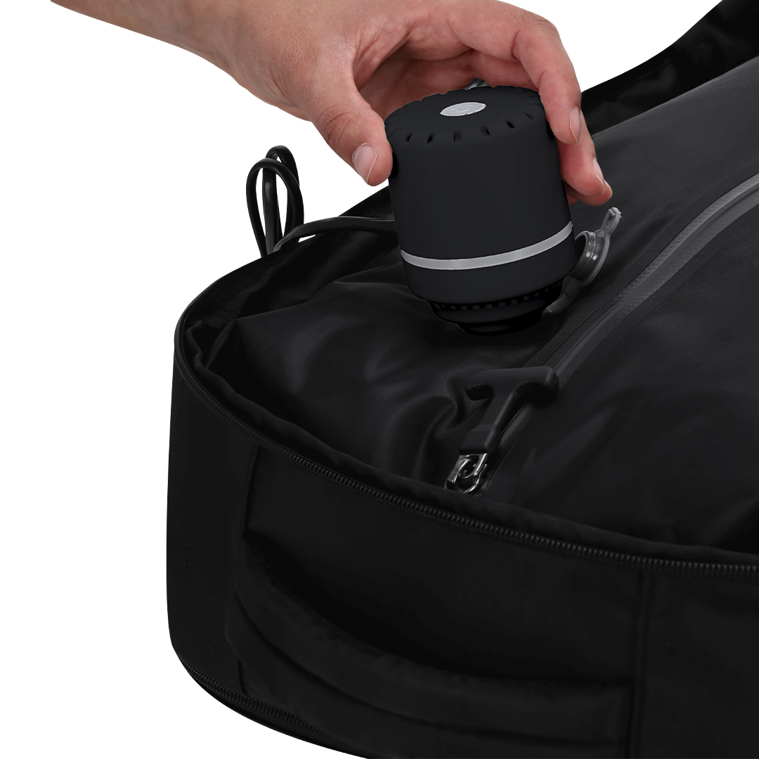 Vacuümrugzak Nylon - Met 35W pomp - Voor handbagage vliegtuig - Zwart - Afbeelding 9