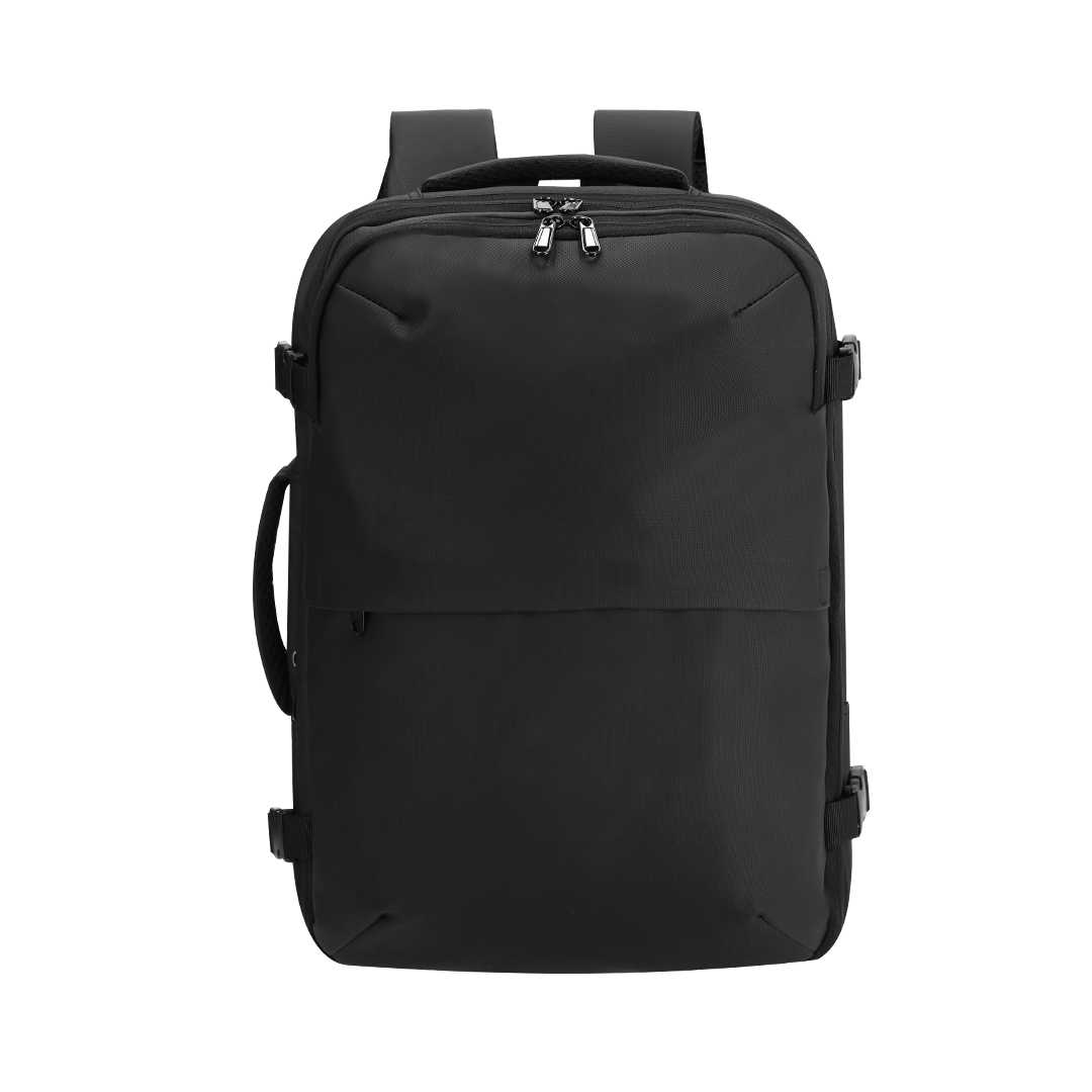 Vacuum rugzak - Voor handbagage vliegtuig - Met pomp - PU - Zwart - Afbeelding 10