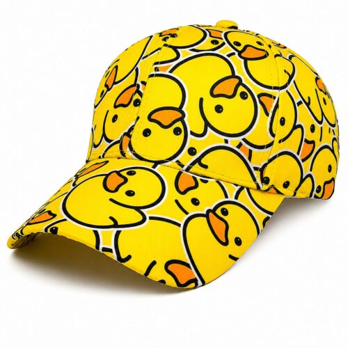 Bad Eendjes Duck Pet – Baseball Cap met Verstelbare Metalen Gesp – Unisex Festival Cap