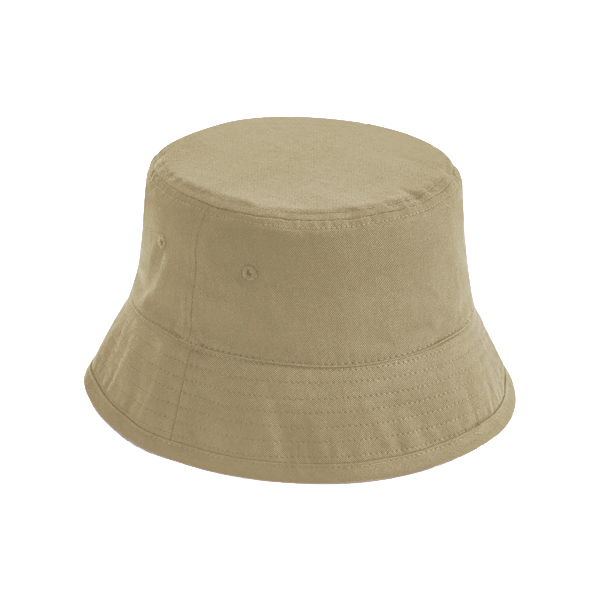 Beechfield katoenen vissershoedje 60 cm beige