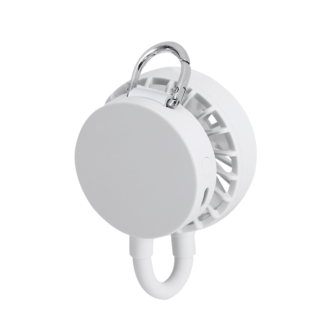 Handventilator met magneet voor telefoon - USB oplaadbaar - Wit - Afbeelding 5