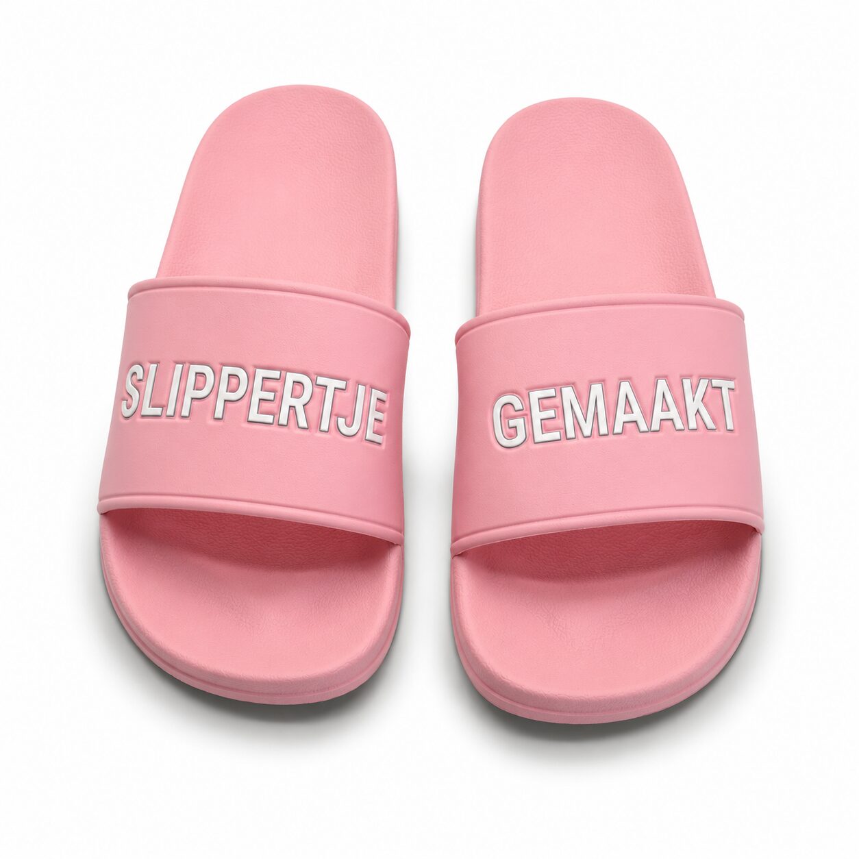 Roze slippers - Slippertje Gemaakt - Badslippers - Maat 42