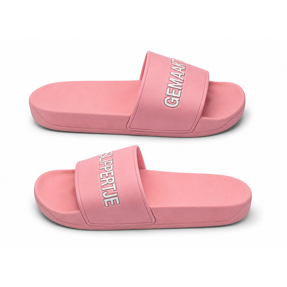 Roze slippers - Slippertje Gemaakt - Badslippers - Maat 42 - Afbeelding 2