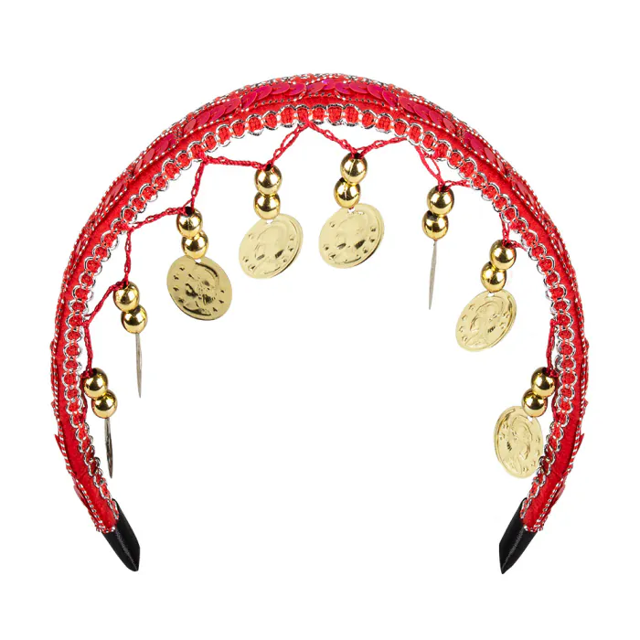 Hoofdband buikdanseres - Diadeem - Rood - Afbeelding 2