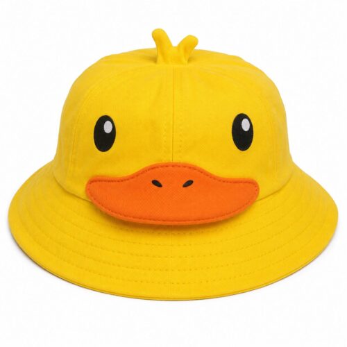 Duck Bucket Hat – Gele Badeend Festival Hoed - 56-58 cm