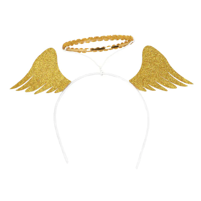 Engel diadeem - Haarband - Verkleedaccessoire - Afbeelding 2