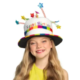 Happy Birthday verjaardagshoed - Feesthoedje - 60 cm