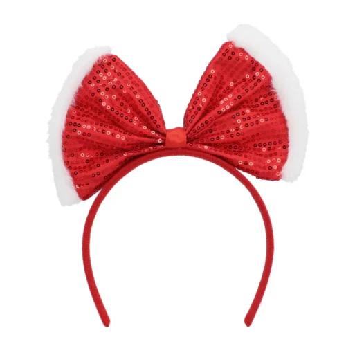 Kerst haarband - diadeem - Met glitters