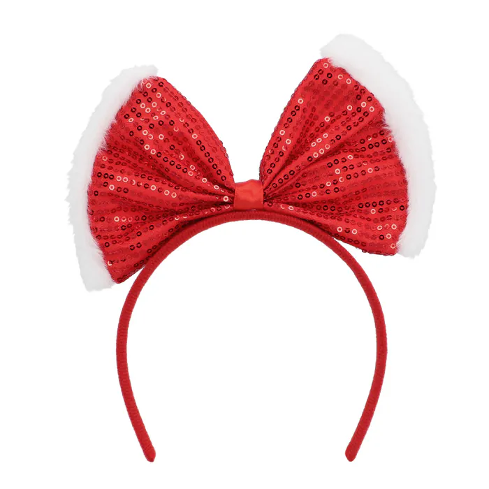 Kerst haarband - diadeem - Met glitters