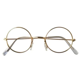 Bril kerstman - Verkleedaccessoire - Goud