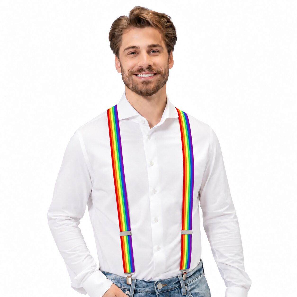 Bretels met Regenboog vlag