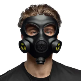 Gasmasker  - Verkleedmasker -  Zwart