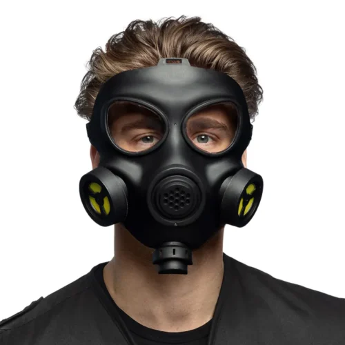 Gasmasker  - Verkleedmasker -  Zwart