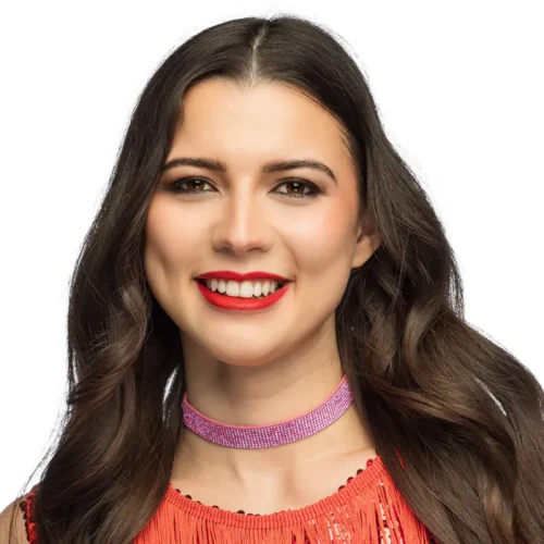 Glitter choker - ketting - Glitter - Roze