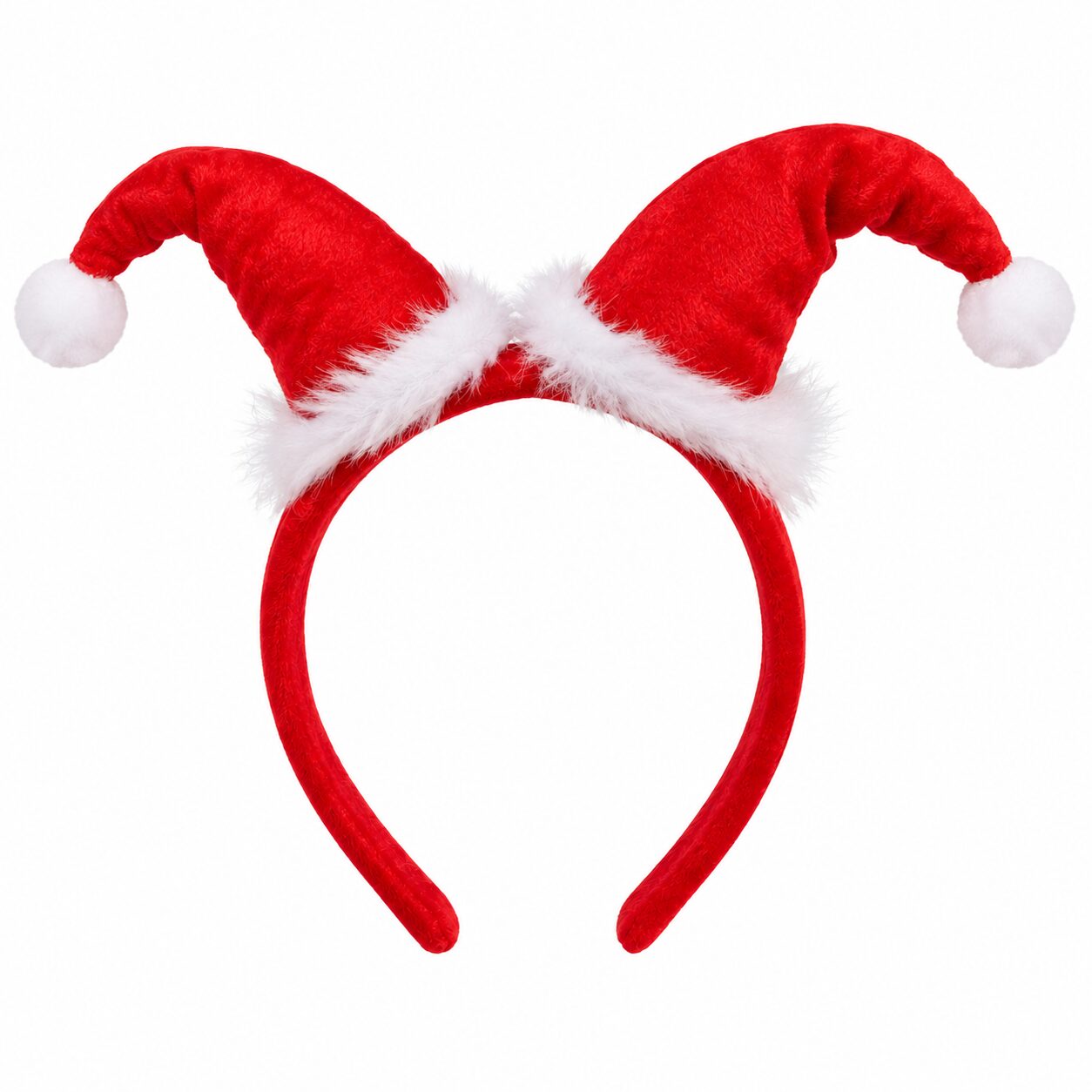 Let Diadeem Santa – Haarband – Kerstmuts - Afbeelding 2