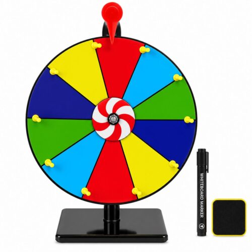 Draairad van avontuur spel - 10 vakken