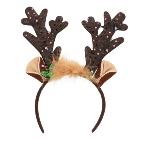 Rendier haarband - diadeem - Met glitters