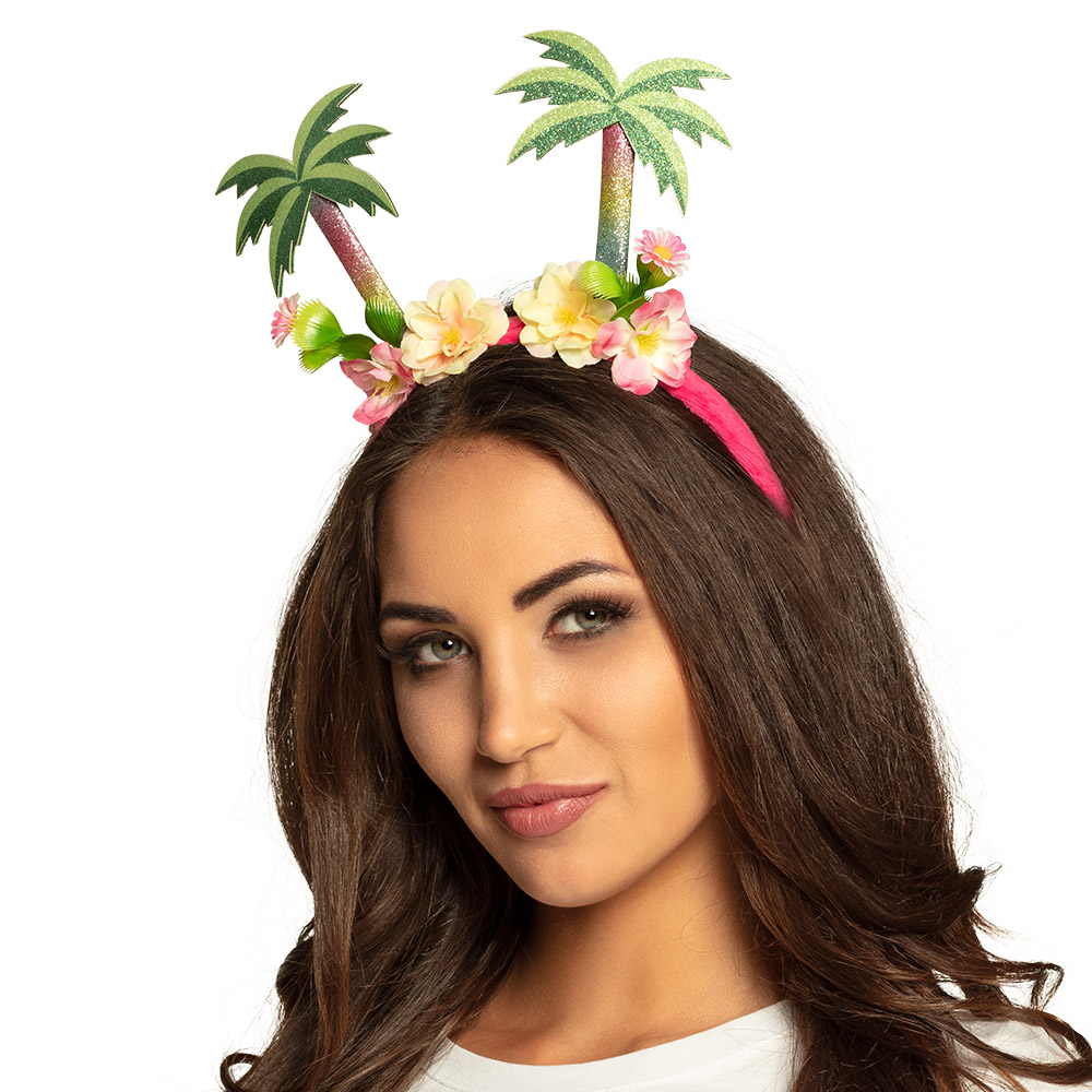 Palmboom haarband - Diadeem - Multicolor - Afbeelding 2