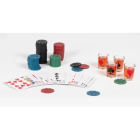 Drinking poker - Drankspel - Met Shotglaasjes