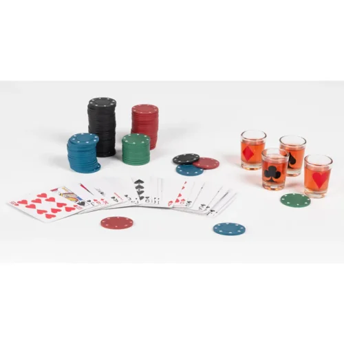 Drinking poker - Drankspel - Met Shotglaasjes