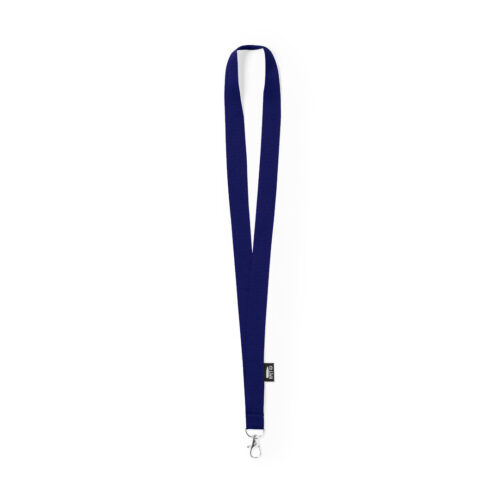 RPET keycord navy blauw