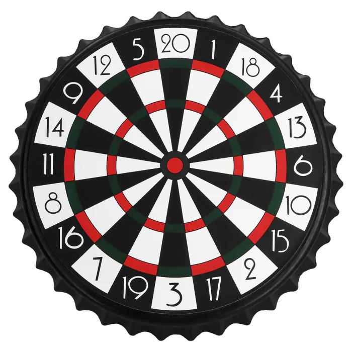 Drankspel Drink & Dart - 6 doppen - 25 cm - Afbeelding 2