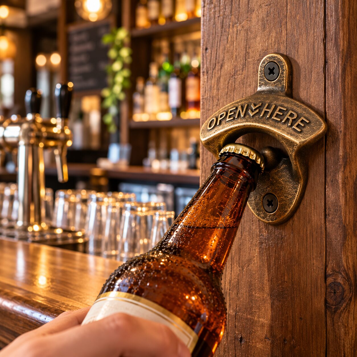 Bieropener muur brons - Afbeelding 5