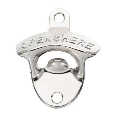 Bieropener muur zilver