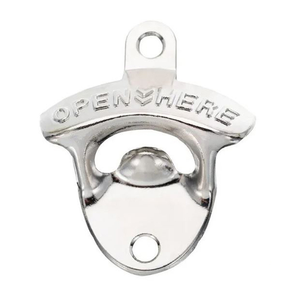 Bieropener muur zilver