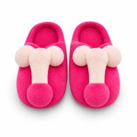Piemel sloffen - Grappige pantoffels - Roze